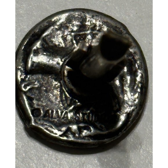 Vintage Alva Studios Greek Silver Coin Reproduction Cuff Links Wedding Formal - Picture 4 of 7